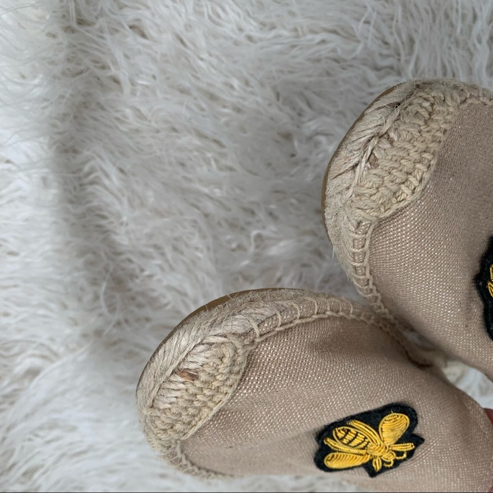 Soludos Slip On Espadrilles Bee Logo Shoes Women’s Size 8.5 - Picture 7 of 9